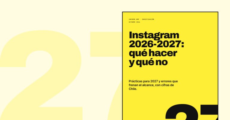 Estadísticas de Instagram 2026 en Chile y tendencias para 2027